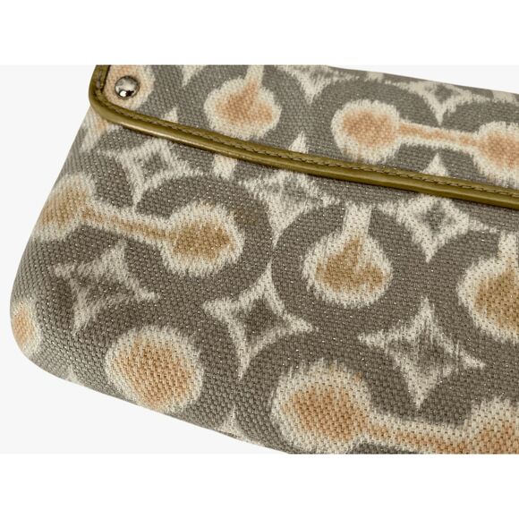 Coach Kristin IKAT Clutch Wristlet Signature Handbag NEW - Picture 8 of 11